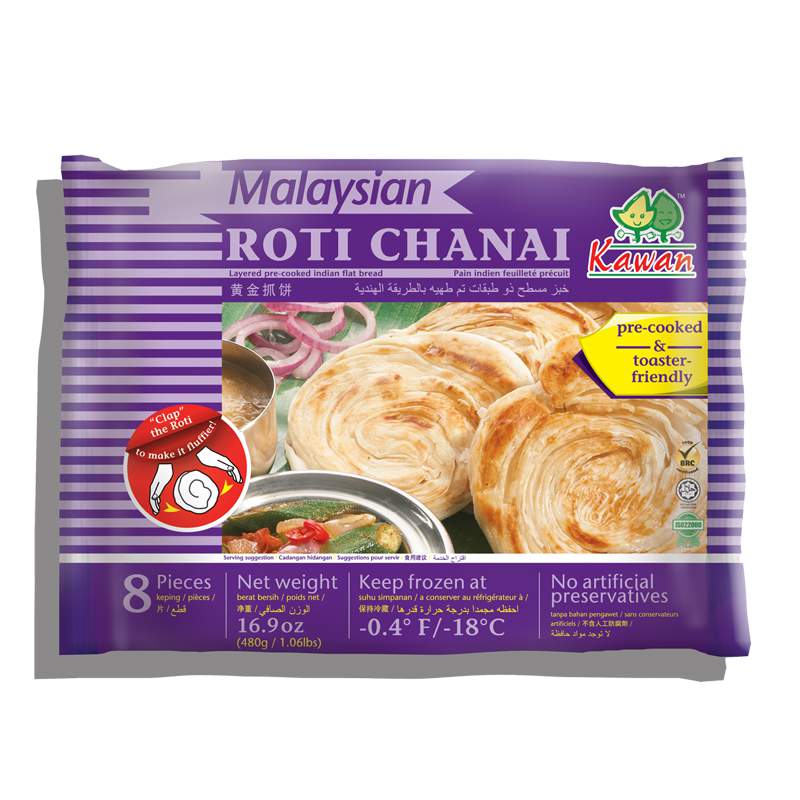 Roti Chanai Malaysian 480g (order only with frozen parcel)